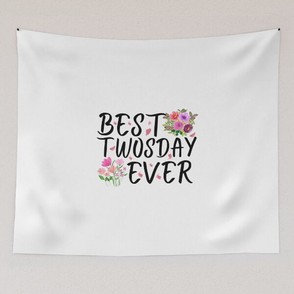 Item preview, Best Twosday Ever Flowers designed and sold by EsraaBaniOdeh.