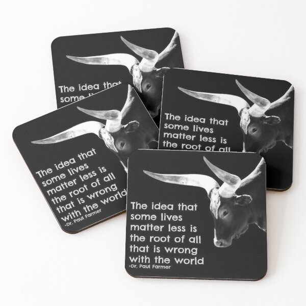 Item preview, The Idea That Some Lives Matter Less Is The Root Of All That Is Wrong With The World - RIP Dr Paul Farmer 1959 - 2022 designed and sold by KARDOL.