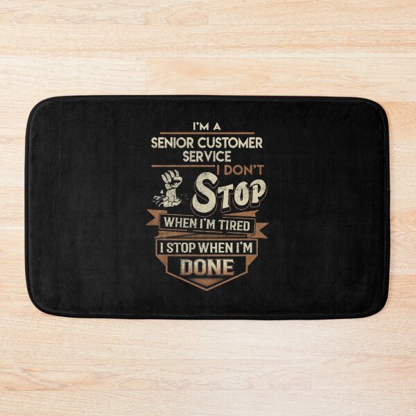 Item preview, Senior Customer Service T Shirt - I Stop When Done Job Gift Item Tee designed and sold by natalinedk.