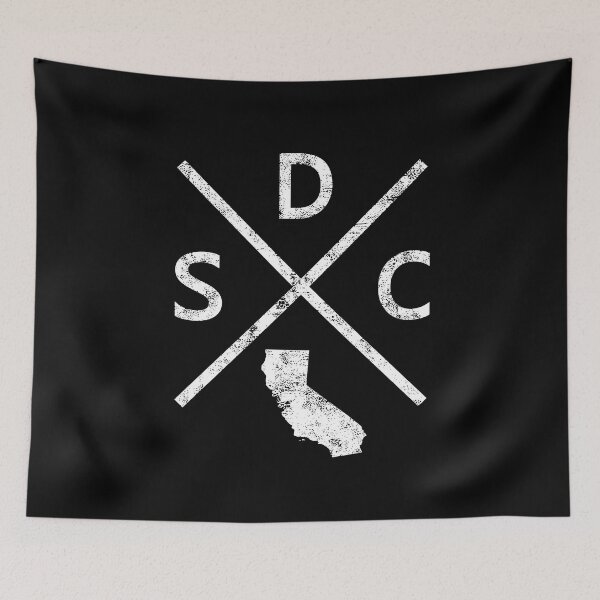 Item preview, Vintage San Diego Retro SDC Cross designed and sold by pixeljamz.