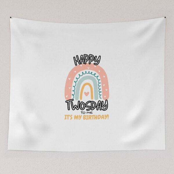 Item preview, Happy Twosday To Me It Is My Birthday designed and sold by EsraaBaniOdeh.