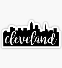 Cleveland, Ohio City Skyline Sticker