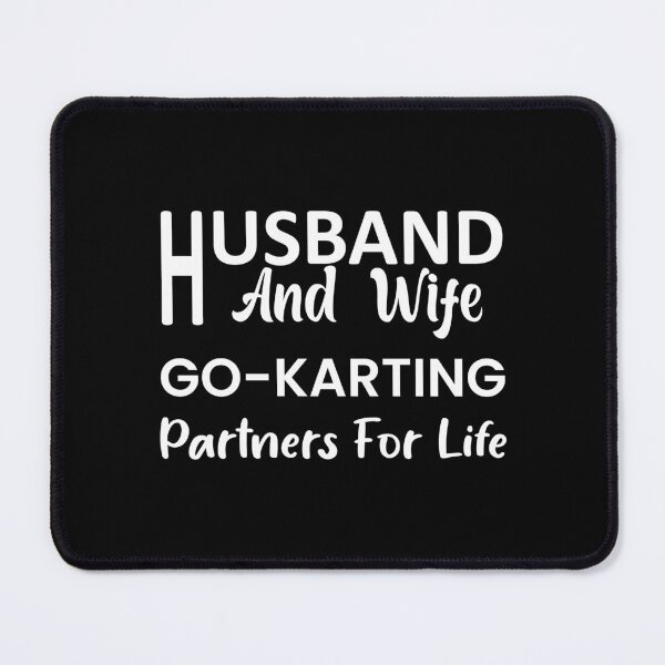 Item preview, Husband And Wife Go-Karting Partners For Life designed and sold by Outdoorsy World.