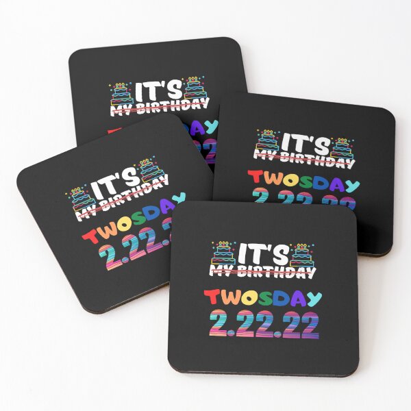 Item preview, It Is My Birthday Twosday Cakes colorful designed and sold by EsraaBaniOdeh.