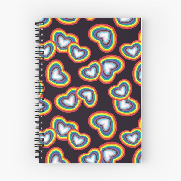 Item preview, LGTB Hearts, black background. designed and sold by AlmudenaLopez.