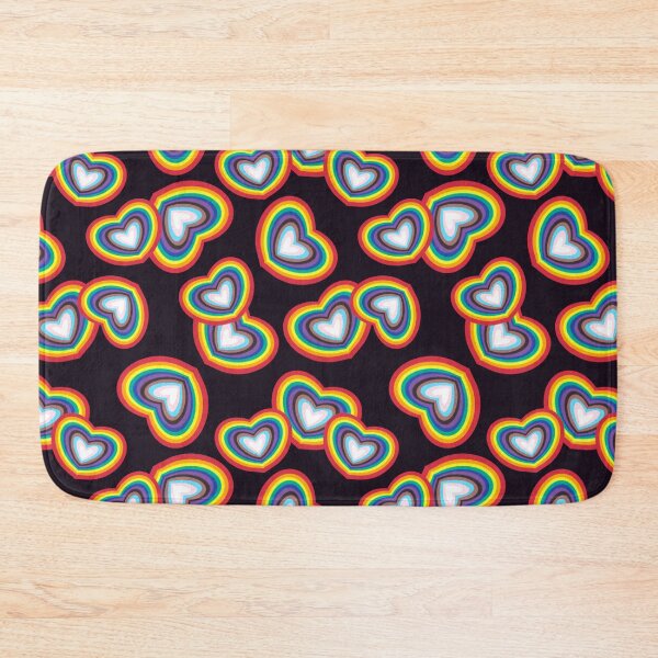 Item preview, LGTB Hearts, black background. designed and sold by AlmudenaLopez.