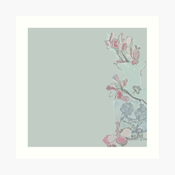Magnolia's in a vase Art Print