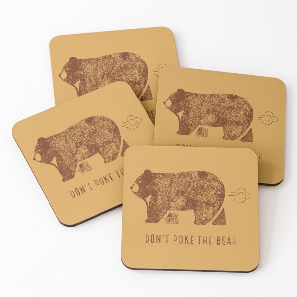 Item preview, Don’t Poke The Bear Funny Design - Bear Farting designed and sold by SteamParliament.
