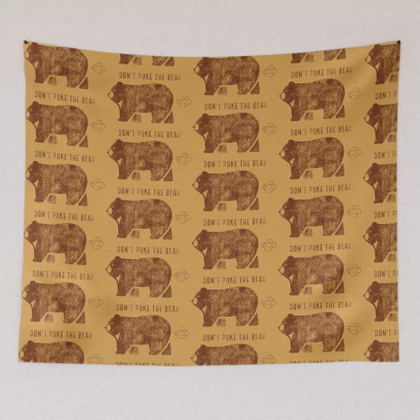 Item preview, Don’t Poke The Bear Funny Design - Bear Farting designed and sold by SteamParliament.
