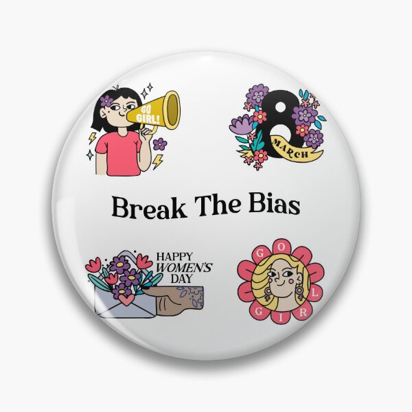 Item preview, Breakthebias, Women IWD Vintage Break The Bias designed and sold by Open  Space.