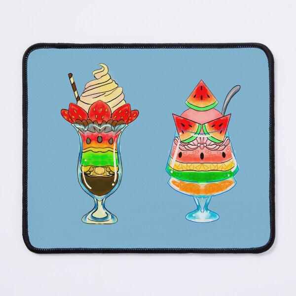 Item preview, Watermelon Parfait and Strawberry Parfait designed and sold by MarielaArtShop.