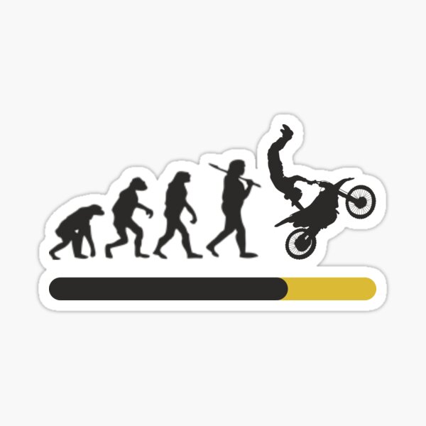 Moto Evolution Sticker by ROJOCELESTEMX