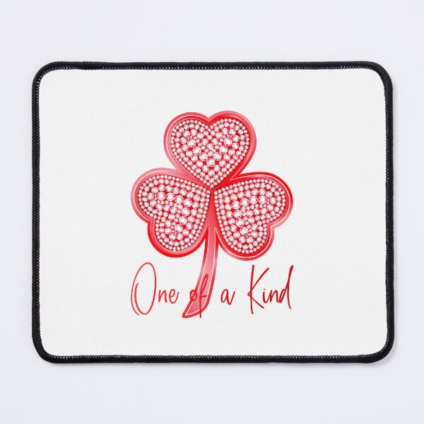 Item preview, “One of a Kind” Diamond Red Shamrock! designed and sold by PawsitiveMum.