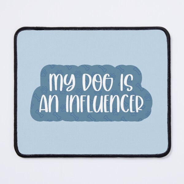 Item preview, Baesic Dog Influencer Blue designed and sold by Baesic Clothing Co..