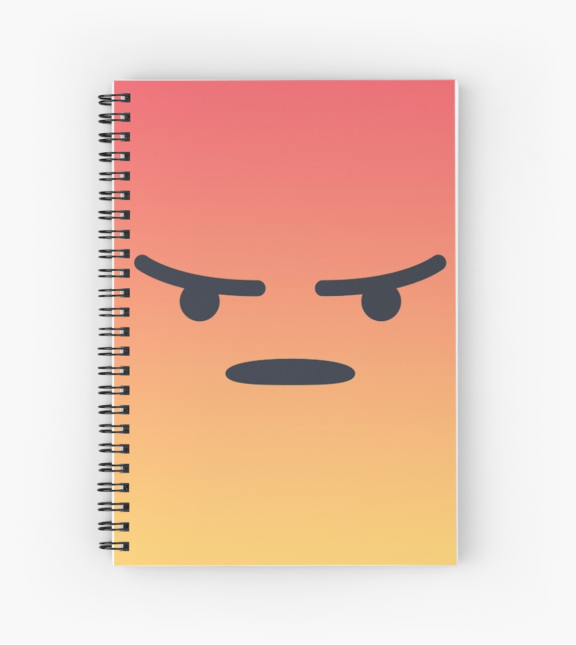 Facebook Angery Reaction Meme V1 Spiral Notebooks By Fandemonium