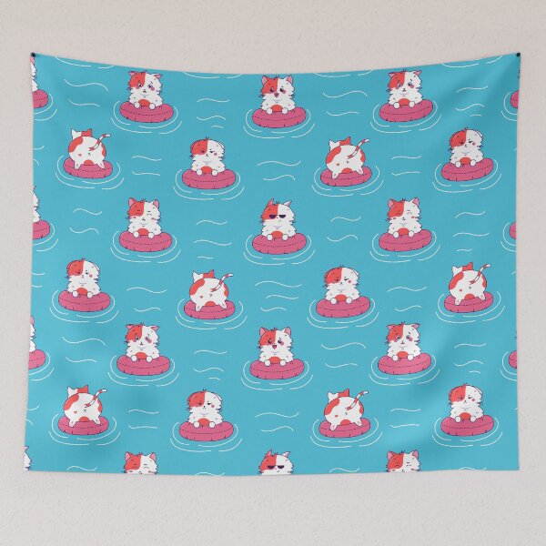 Item preview, Cat Swimming Pattern designed and sold by MehranZetzsche.