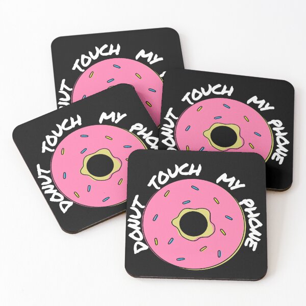 Item preview, Donut Touch My Phone with big Donut Design  designed and sold by KoopTroop ⭐⭐⭐⭐⭐.