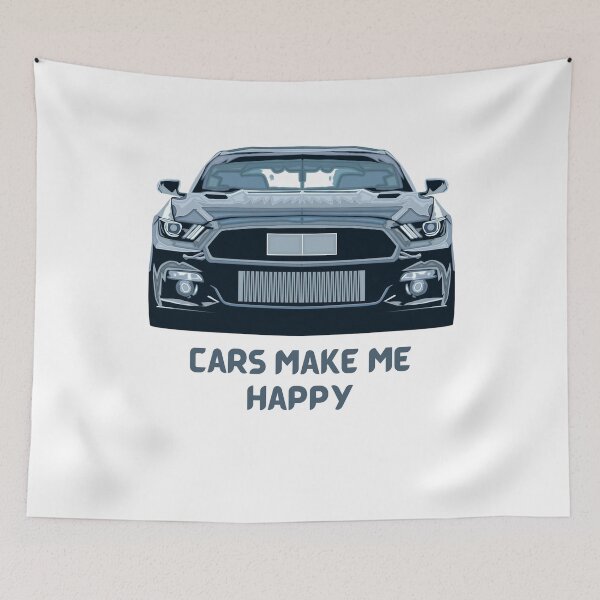Item preview, Cars make me happy designed and sold by Dekwreckers.