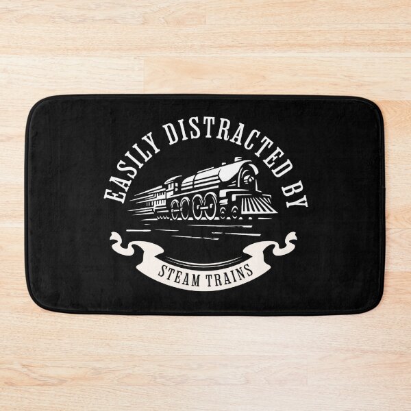 Item preview, Easily Distracted by Steam Trains for Railroad Modeller or who Loves Steam Engines or to Play Trains designed and sold by TheTrainRoom.