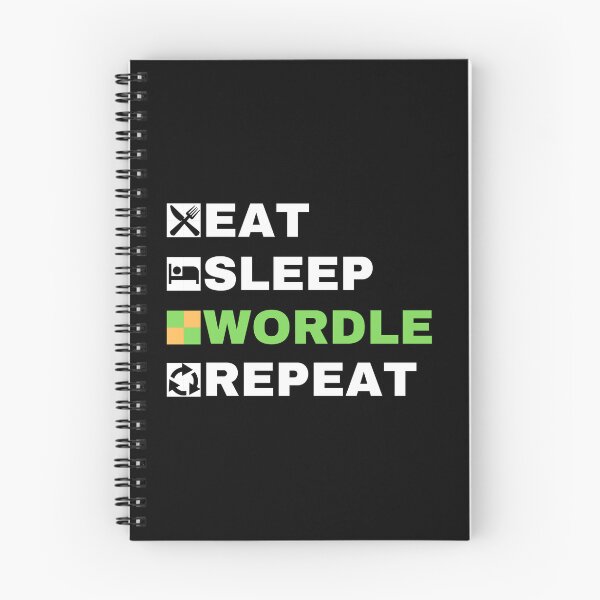 Item preview, EAT SLEEP WORDLE REPEAT word designed and sold by Yalisso.