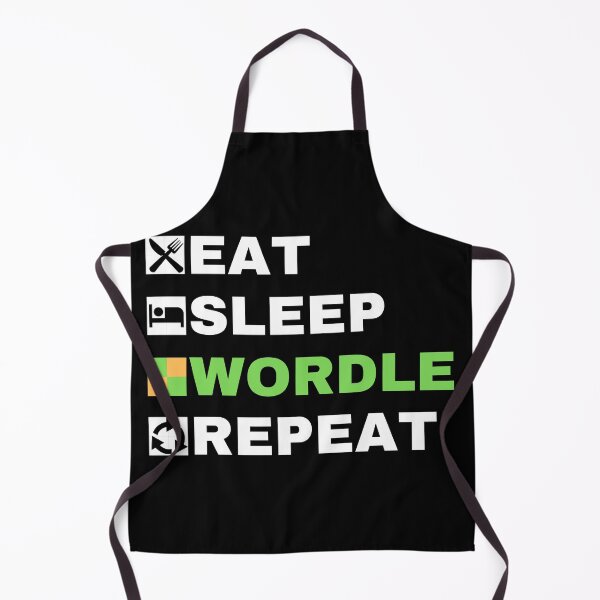 Item preview, EAT SLEEP WORDLE REPEAT word designed and sold by Yalisso.