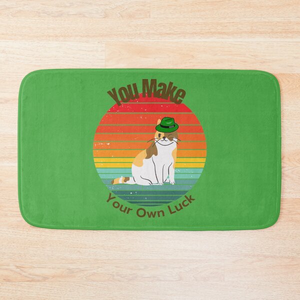 Item preview, You Make Your Own Luck - Irish Cat with Grunge Sunset designed and sold by Mechanical-Artt.