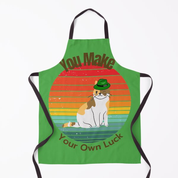 Item preview, You Make Your Own Luck - Irish Cat with Grunge Sunset designed and sold by Mechanical-Artt.