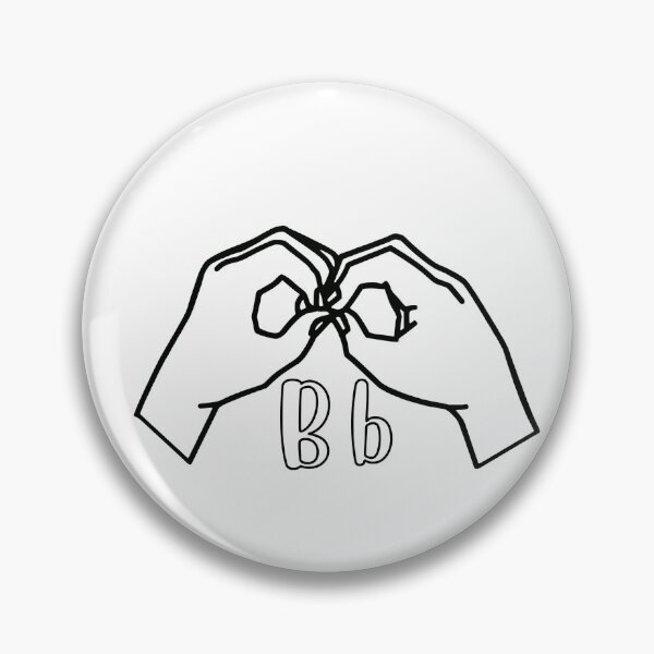 Item preview, bsl alphabet letter B b a finger spelling designed and sold by amy greaves.