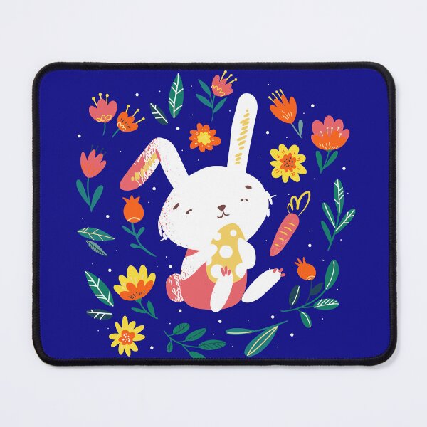 Item preview, Super cute easter bunny with flowers. designed and sold by benjielwarro.
