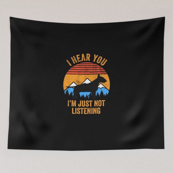 Item preview, I Hear You I'm Just Not Listening Bull Terrier designed and sold by Guarddogdrive.