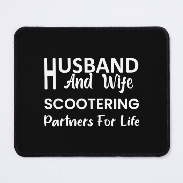Item preview, Husband And Wife Scootering Partners For Life designed and sold by Outdoorsy World.