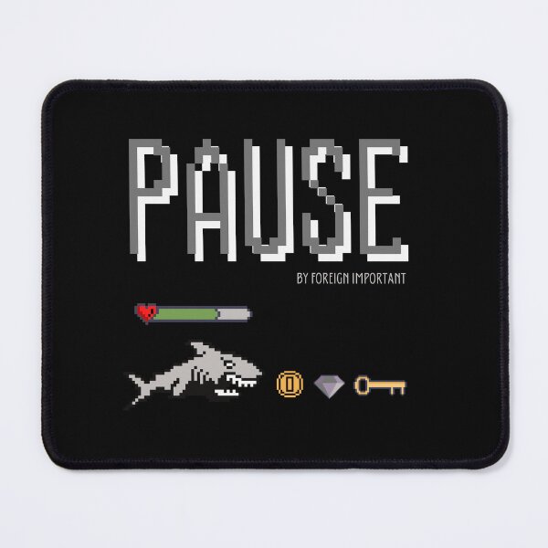 Item preview, CRAZY SHARK VIDEO GAME/ PAUSE designed and sold by PAUSETHAT.