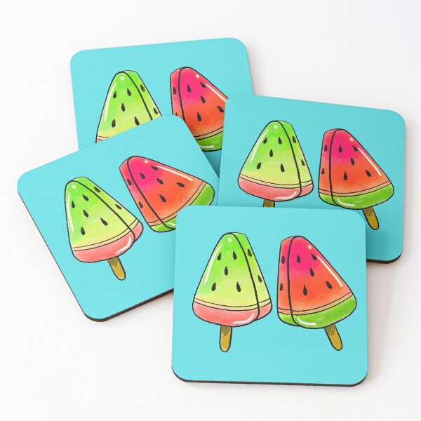 Item preview, Watermelon Popsicles Transparent designed and sold by MarielaArtShop.