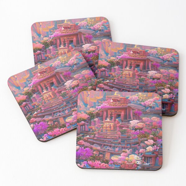 Item preview, Flower Temple Shrine - Meditation - Yoga - Shrine to Flowers designed and sold by CattlettArt.