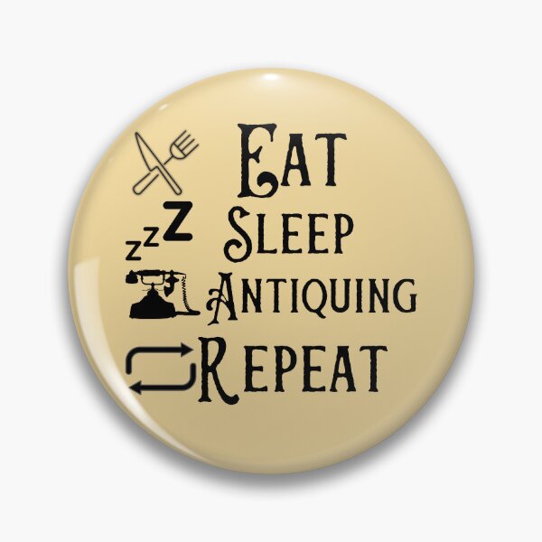 Item preview, Eat Sleep Antiquing Repeat Funny shirt men gift women gift designed and sold by InnovantDesigns.