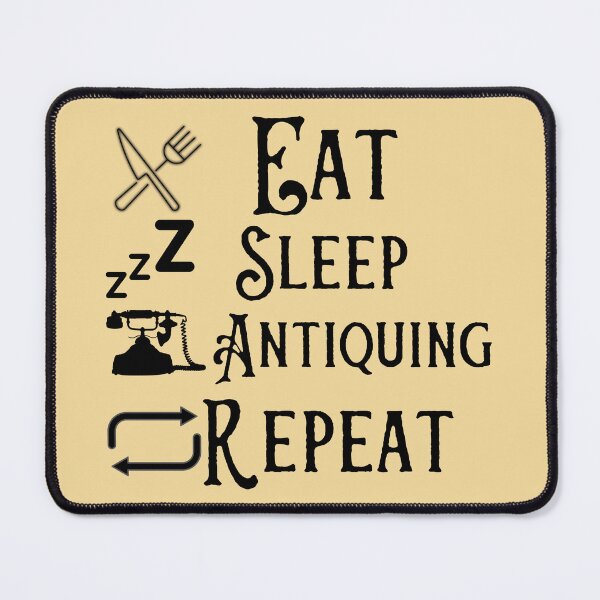 Item preview, Eat Sleep Antiquing Repeat Funny shirt men gift women gift designed and sold by InnovantDesigns.
