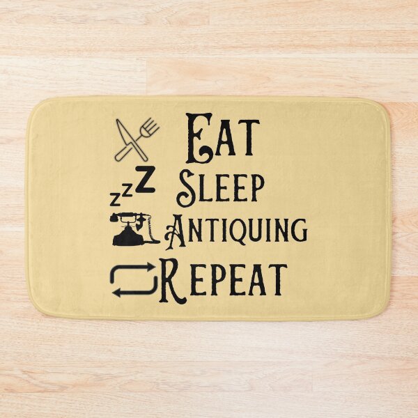 Item preview, Eat Sleep Antiquing Repeat Funny shirt men gift women gift designed and sold by InnovantDesigns.