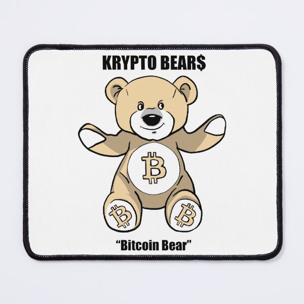 Item preview, KRYPTO BEAR$ “Bitcoin Bear” designed and sold by ToxicHoney.