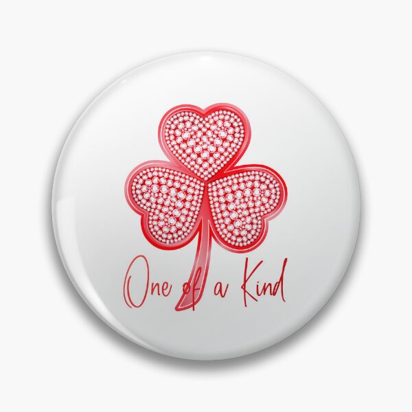 Item preview, “One of a Kind” Diamond Red Shamrock! designed and sold by PawsitiveMum.