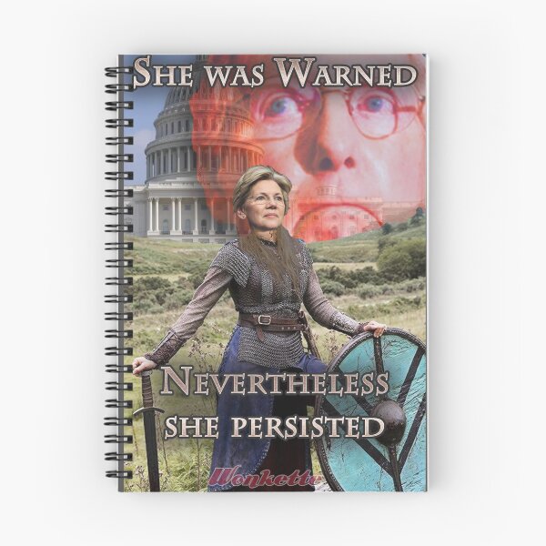 Item preview, She Was Warned - Elizabeth Warren designed and sold by wonkette.