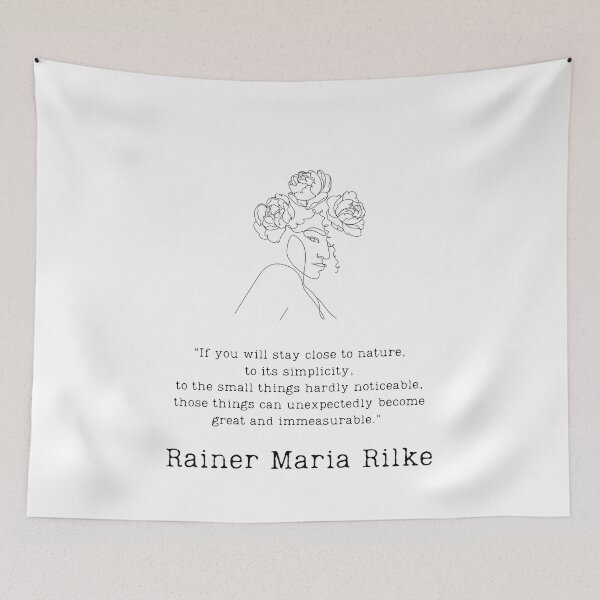 Item preview, "Close to nature" - Rainer M. Rilke designed and sold by BookberryGarden.