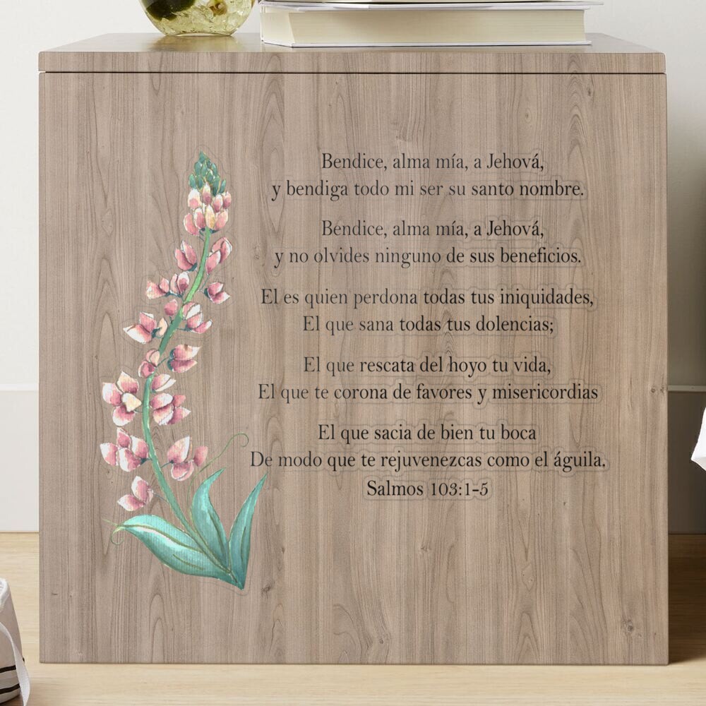 Bendice alma mía a Jehová, Spanish Bible Verse Magnet for Sale by  latiendadearyam