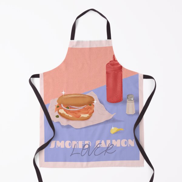 Item preview, smoked salmon lover, smoked salmon lox bagel, i love smoked salmon, capers designed and sold by SuperiorPrints.