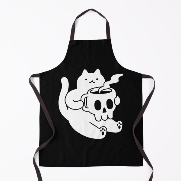 Item preview, Cat and Skull Mug designed and sold by obinsun.