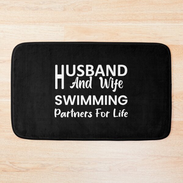 Item preview, Husband And Wife Swimming Partners For Life designed and sold by Outdoorsy World.