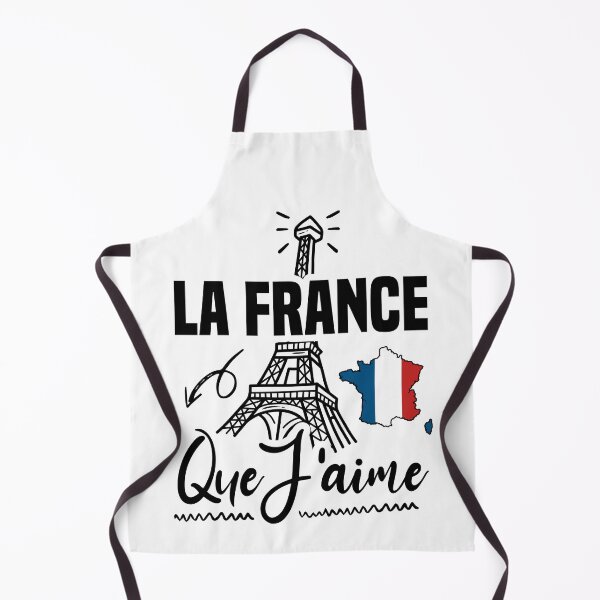 Item preview, Copie de J'aime La France Que Jaime, Eiffel Tower & map with flag designed and sold by Drago Art.