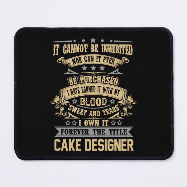 Item preview, Cake Designer T Shirt - Forever The Title Job Gift Item Tee designed and sold by celiagomez456.