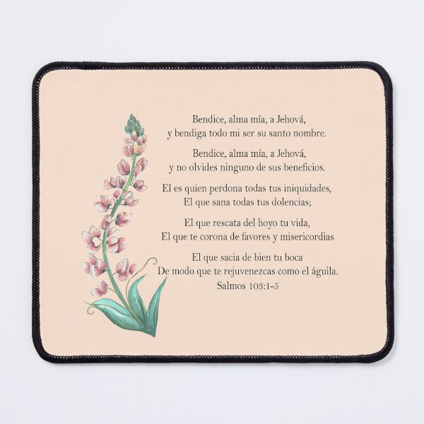 Item preview, Bendice alma mía a Jehová, Spanish Bible Verse designed and sold by latiendadearyam.
