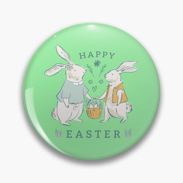 Item preview, Cute Eastern Bunny Couple designed and sold by benjielwarro.