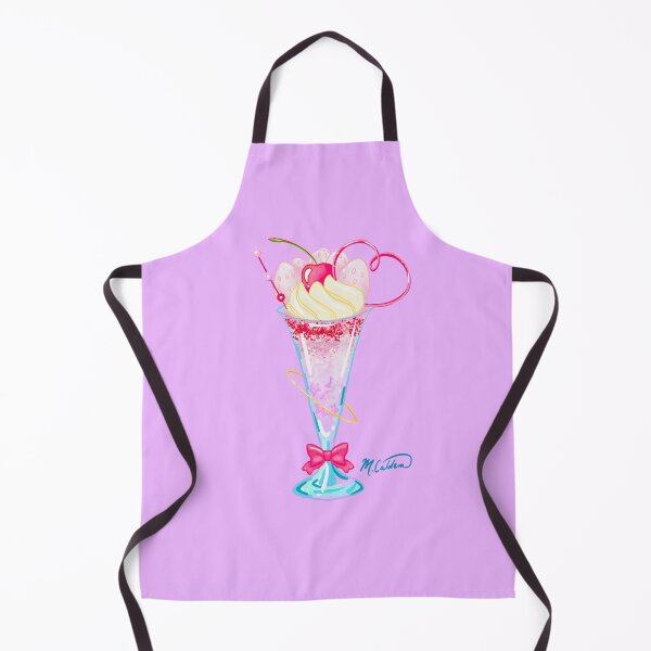 Item preview, Lilac Pink Strawberry Parfait Transparent designed and sold by MarielaArtShop.